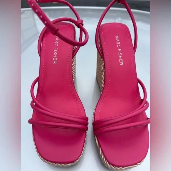 Brand New Wedges By MARC FISHER- Size 6 M - Wedge Height 4 Inches - box 6 - Picture 2 of 6